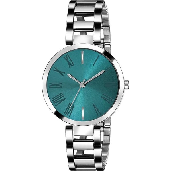 Leather Strap Analog Watch
