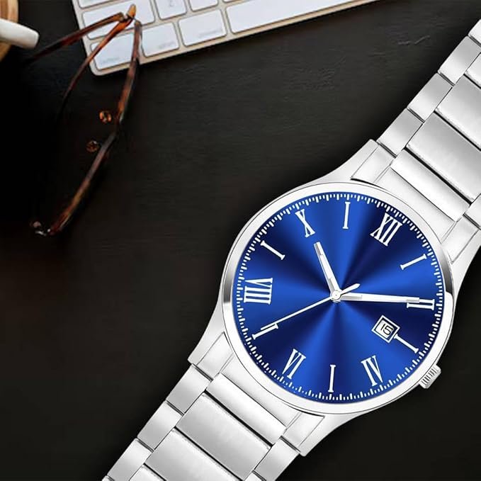 Beige Leather Classic Watch