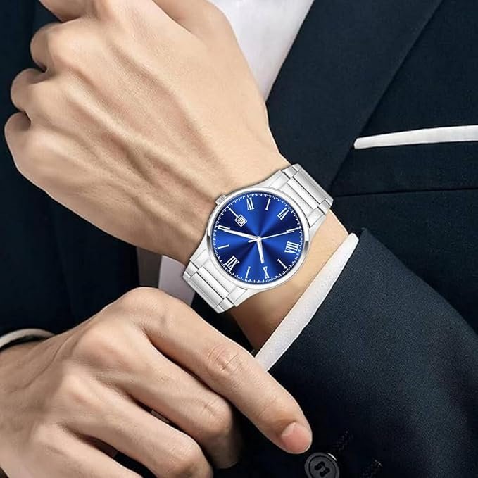 Beige Leather Classic Watch